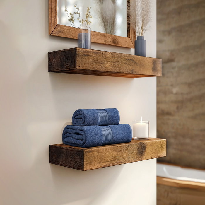 Hanah Home Raf272 Estantería de Pared Decorativa de Madera (2 Piezas) Hanah Home Raf272 Estantería de Pared Decorativa de Madera (2 Piezas)